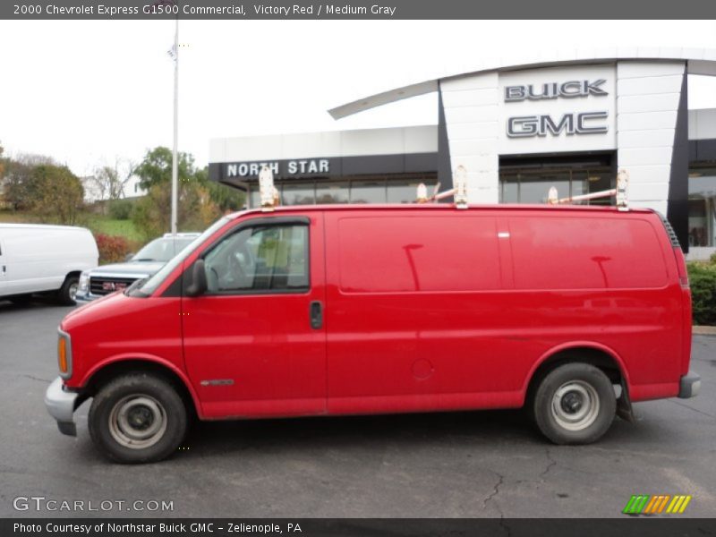 Victory Red / Medium Gray 2000 Chevrolet Express G1500 Commercial