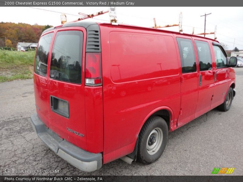 Victory Red / Medium Gray 2000 Chevrolet Express G1500 Commercial