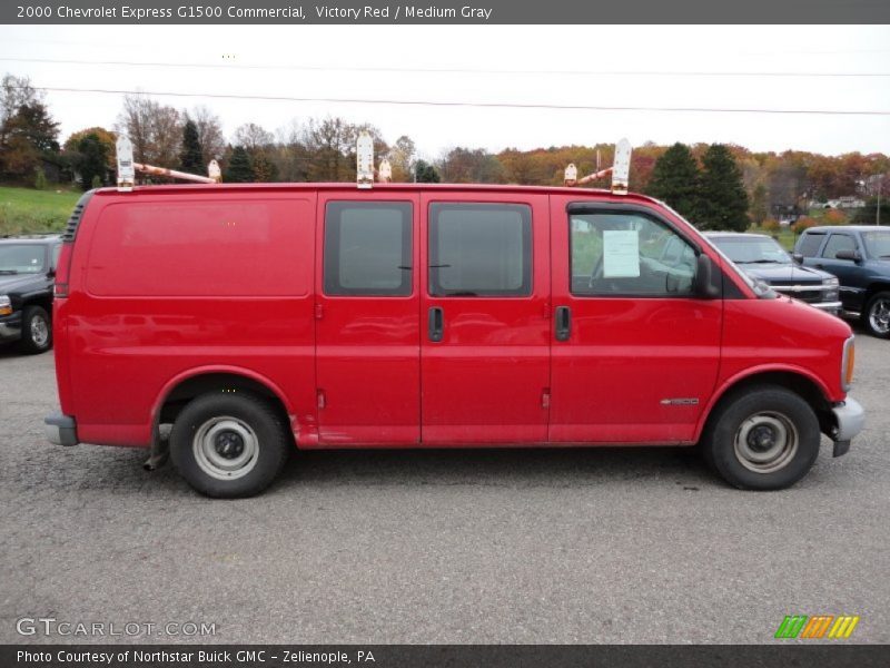 Victory Red / Medium Gray 2000 Chevrolet Express G1500 Commercial