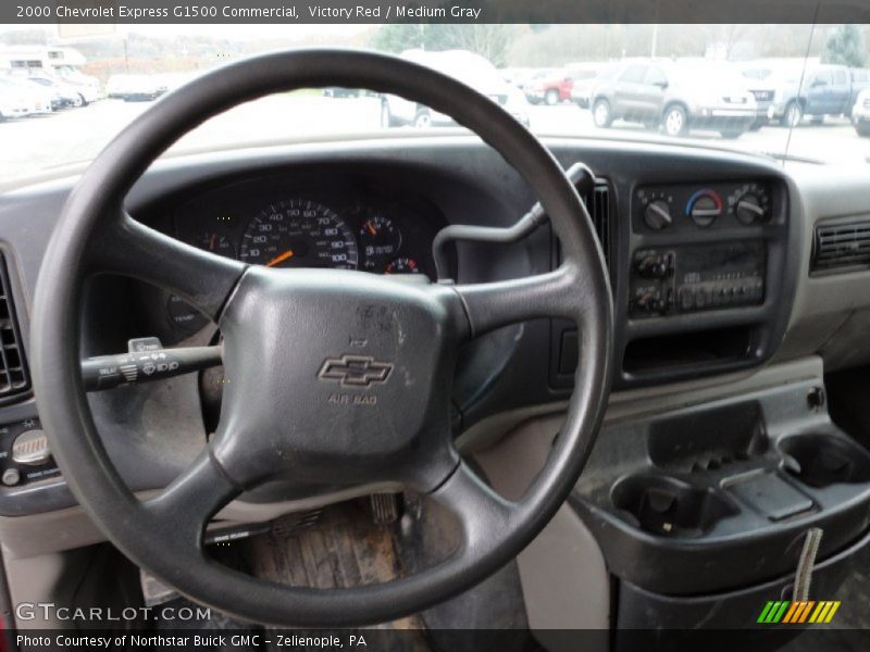 Victory Red / Medium Gray 2000 Chevrolet Express G1500 Commercial