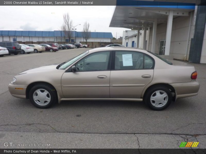Sandrift Metallic / Neutral 2000 Chevrolet Malibu LS Sedan