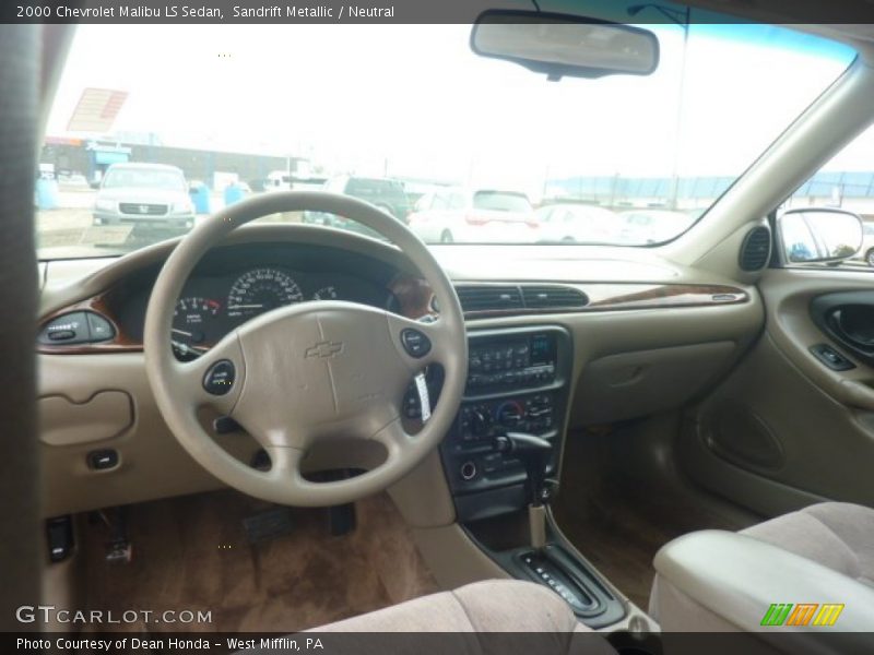Sandrift Metallic / Neutral 2000 Chevrolet Malibu LS Sedan
