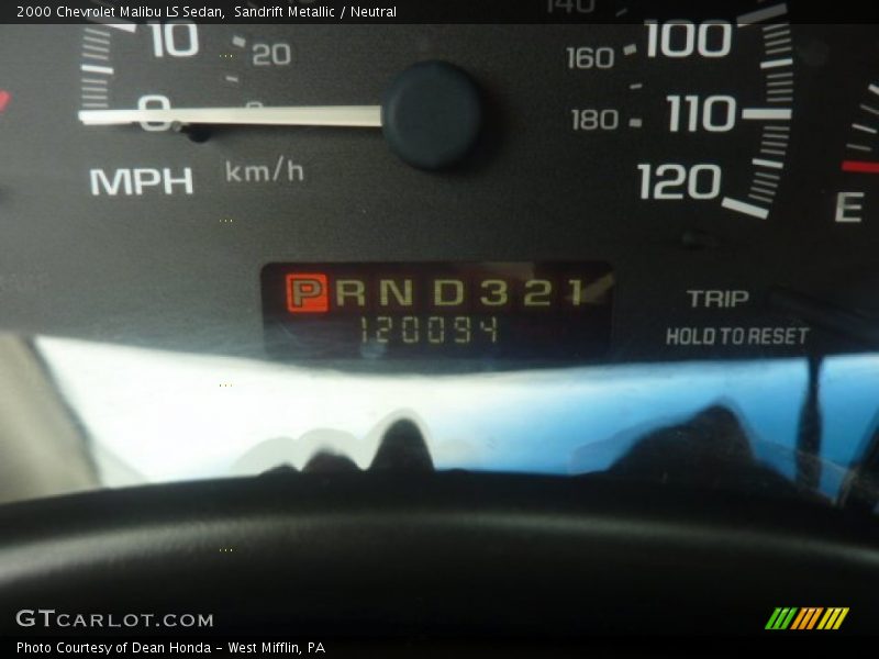 Sandrift Metallic / Neutral 2000 Chevrolet Malibu LS Sedan