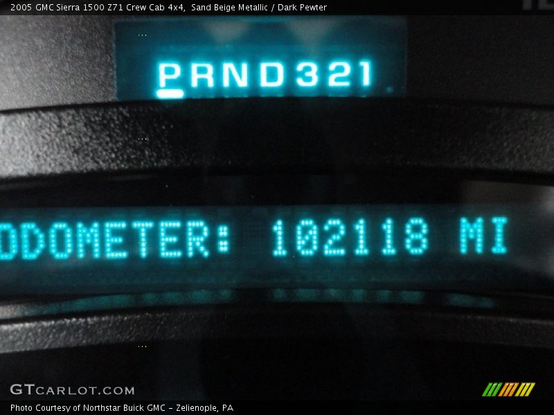Sand Beige Metallic / Dark Pewter 2005 GMC Sierra 1500 Z71 Crew Cab 4x4