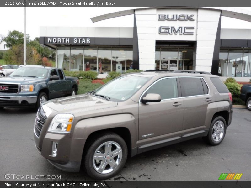 Mocha Steel Metallic / Jet Black 2012 GMC Terrain SLE AWD