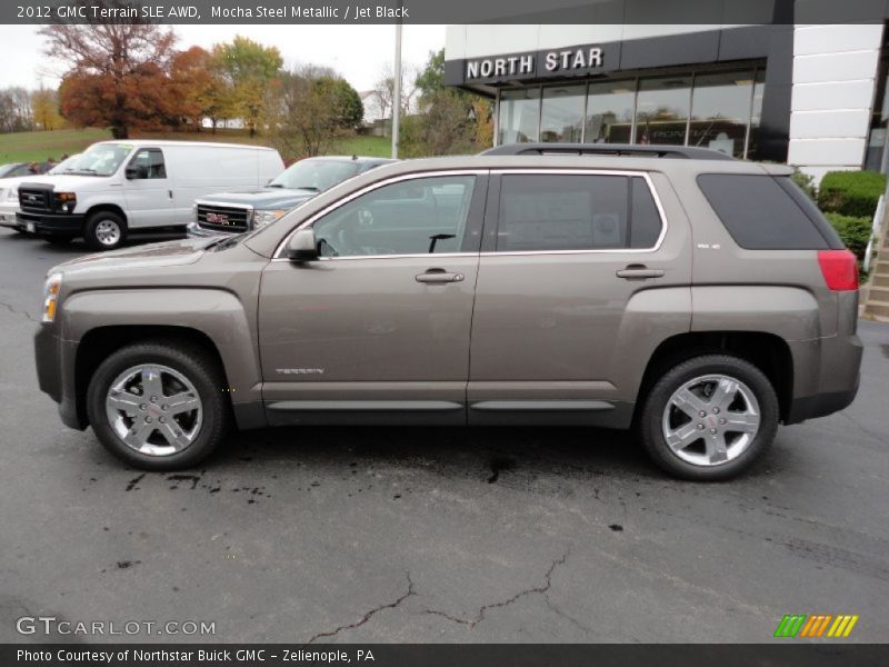 Mocha Steel Metallic / Jet Black 2012 GMC Terrain SLE AWD