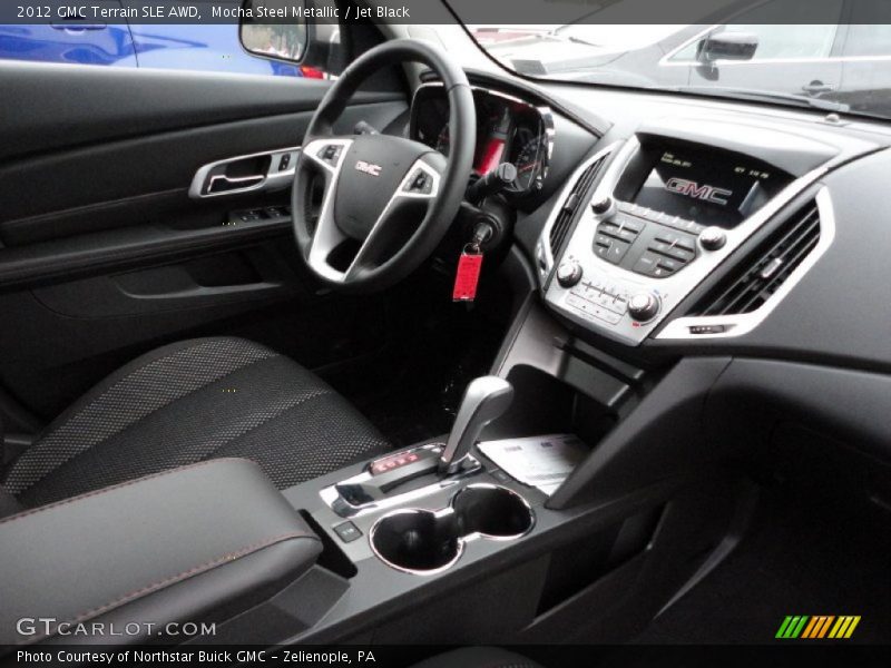 Mocha Steel Metallic / Jet Black 2012 GMC Terrain SLE AWD