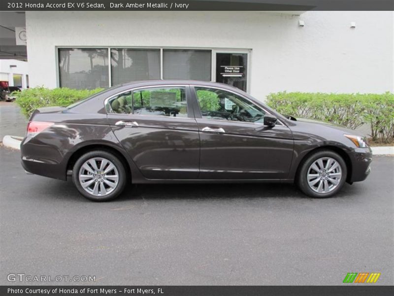  2012 Accord EX V6 Sedan Dark Amber Metallic