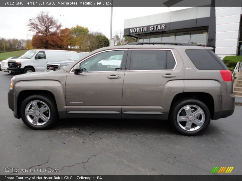 Mocha Steel Metallic / Jet Black 2012 GMC Terrain SLT AWD