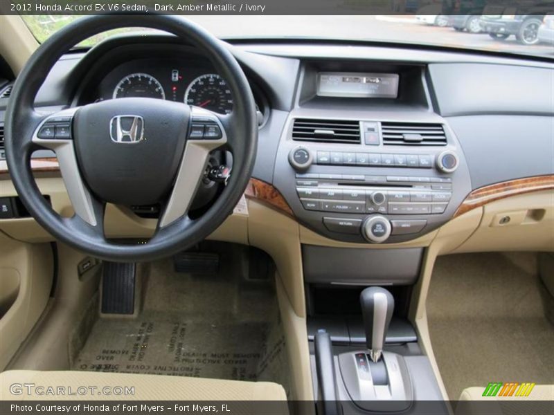 Dashboard of 2012 Accord EX V6 Sedan