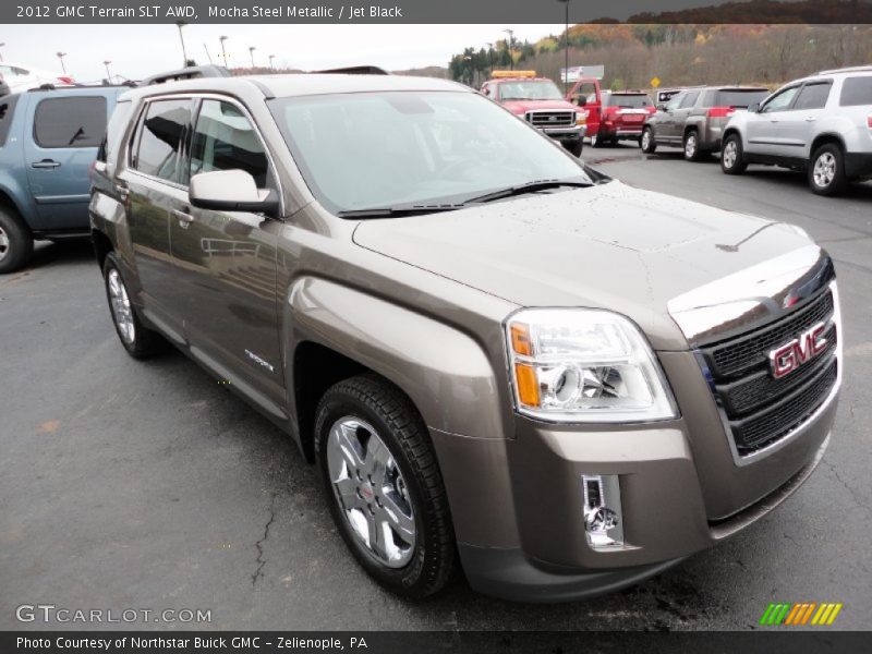 Mocha Steel Metallic / Jet Black 2012 GMC Terrain SLT AWD