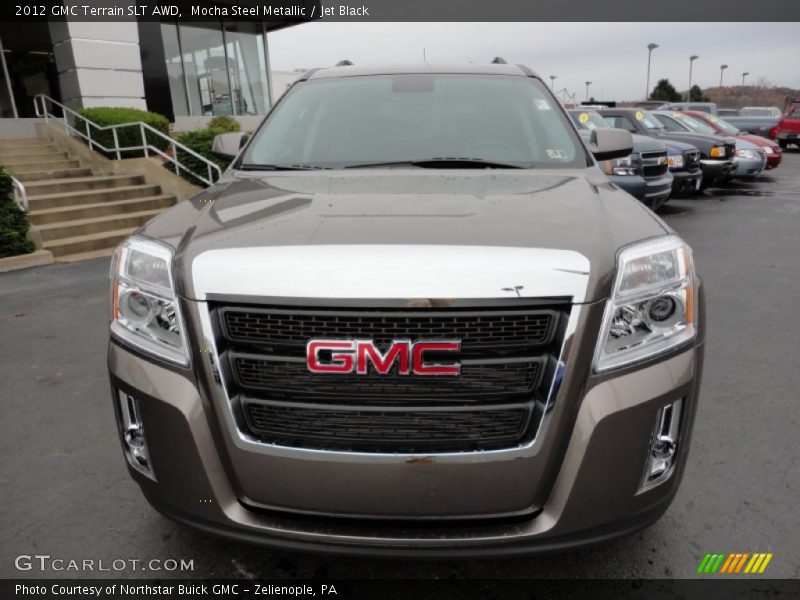 Mocha Steel Metallic / Jet Black 2012 GMC Terrain SLT AWD