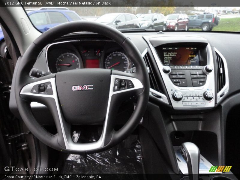 Mocha Steel Metallic / Jet Black 2012 GMC Terrain SLT AWD