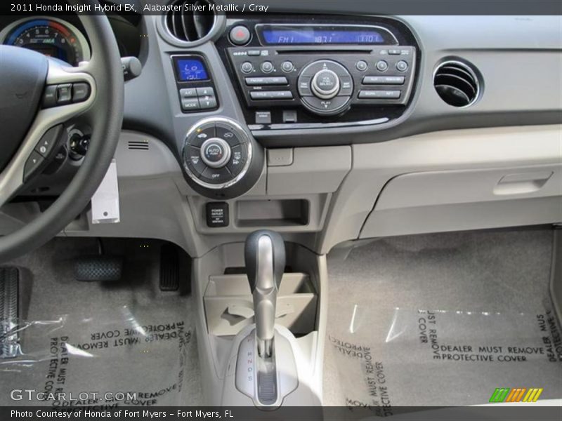Alabaster Silver Metallic / Gray 2011 Honda Insight Hybrid EX