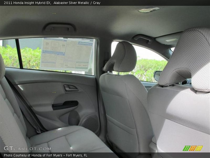 Alabaster Silver Metallic / Gray 2011 Honda Insight Hybrid EX