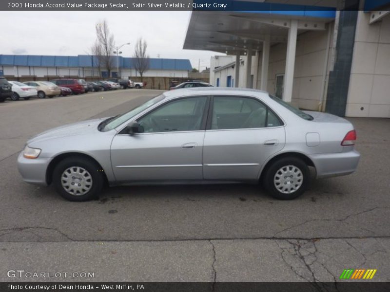 Satin Silver Metallic / Quartz Gray 2001 Honda Accord Value Package Sedan