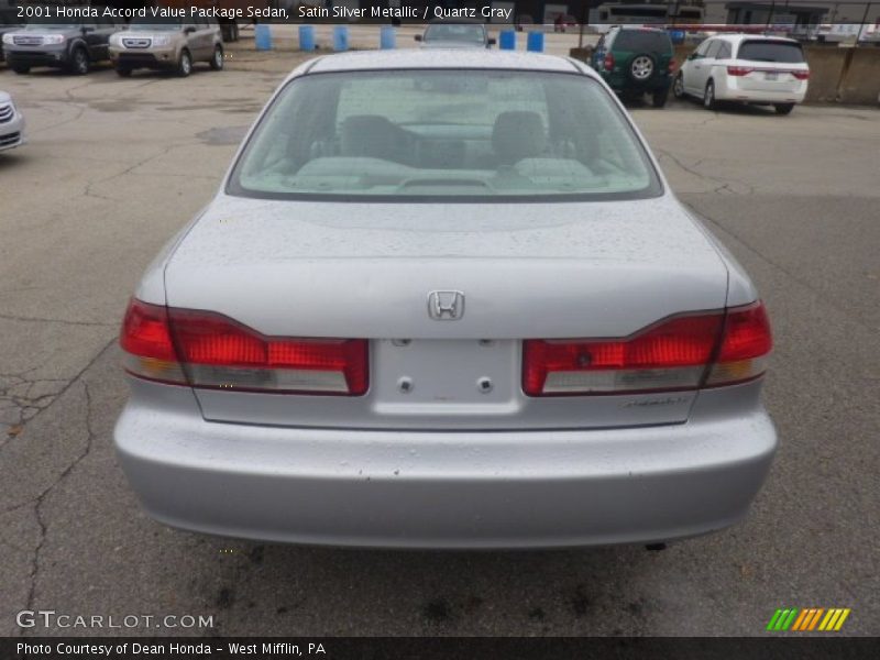 Satin Silver Metallic / Quartz Gray 2001 Honda Accord Value Package Sedan