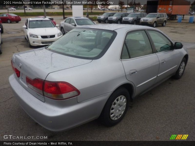 Satin Silver Metallic / Quartz Gray 2001 Honda Accord Value Package Sedan