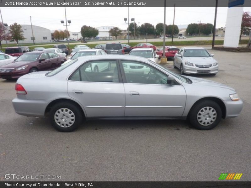 Satin Silver Metallic / Quartz Gray 2001 Honda Accord Value Package Sedan