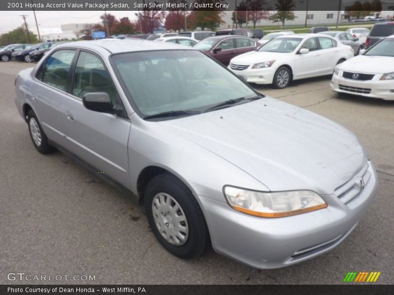 Satin Silver Metallic / Quartz Gray 2001 Honda Accord Value Package Sedan
