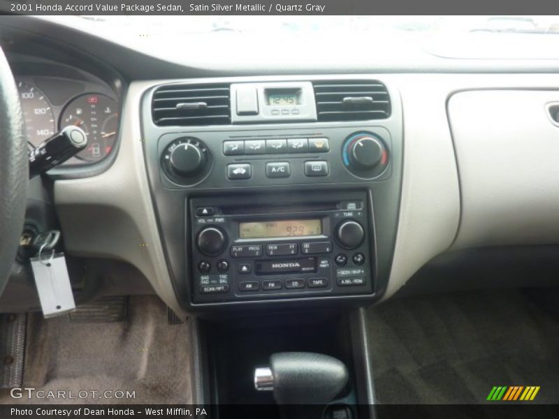 Satin Silver Metallic / Quartz Gray 2001 Honda Accord Value Package Sedan