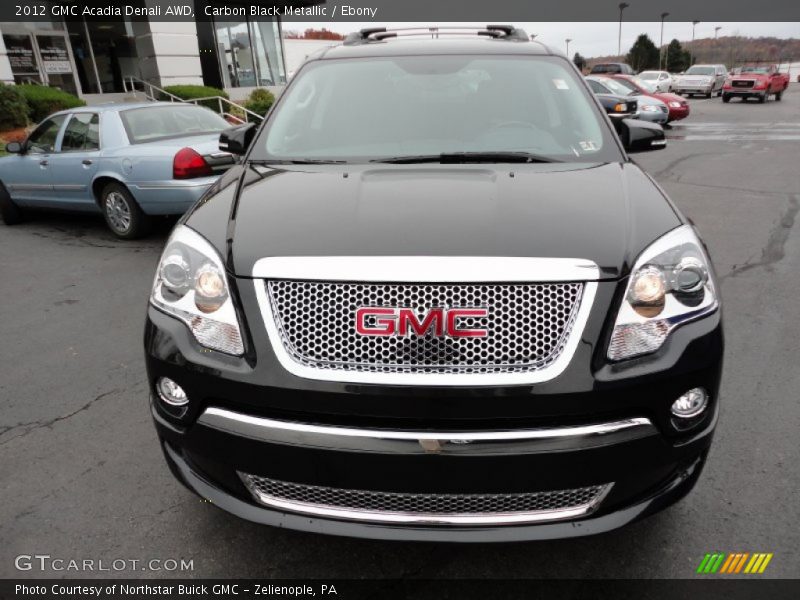 Carbon Black Metallic / Ebony 2012 GMC Acadia Denali AWD