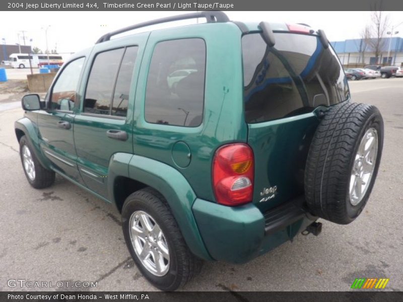 Timberline Green Pearl / Light Taupe/Taupe 2004 Jeep Liberty Limited 4x4