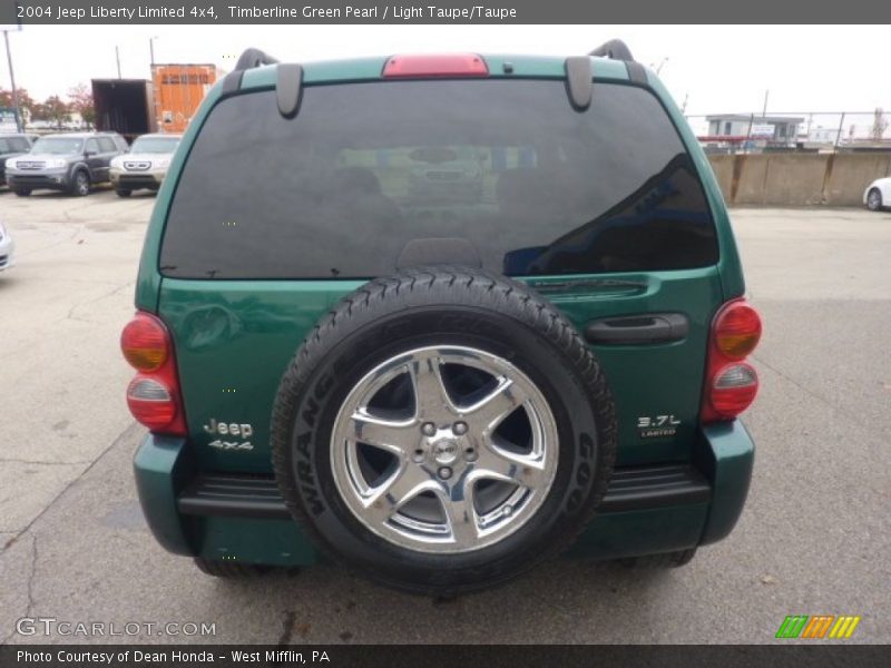 Timberline Green Pearl / Light Taupe/Taupe 2004 Jeep Liberty Limited 4x4