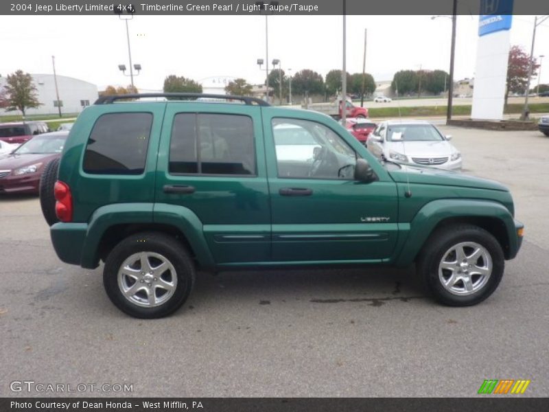 Timberline Green Pearl / Light Taupe/Taupe 2004 Jeep Liberty Limited 4x4
