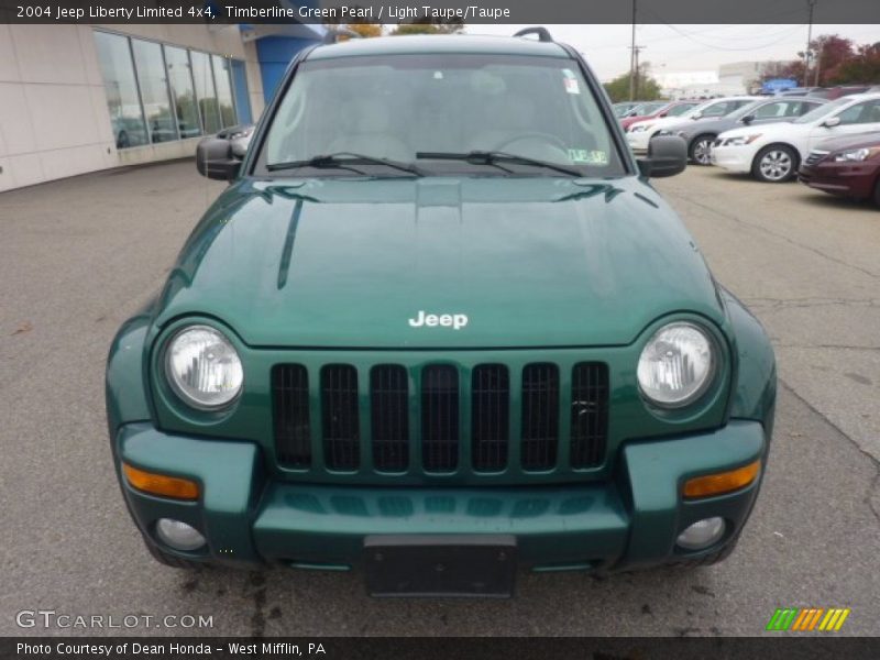 Timberline Green Pearl / Light Taupe/Taupe 2004 Jeep Liberty Limited 4x4