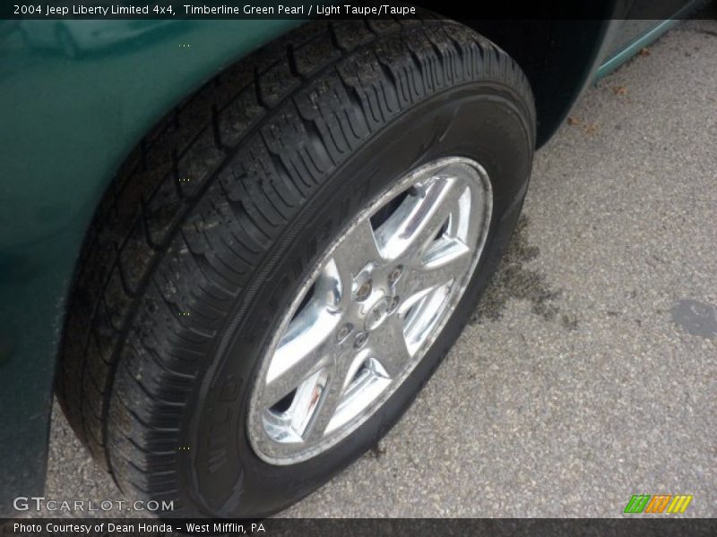 Timberline Green Pearl / Light Taupe/Taupe 2004 Jeep Liberty Limited 4x4