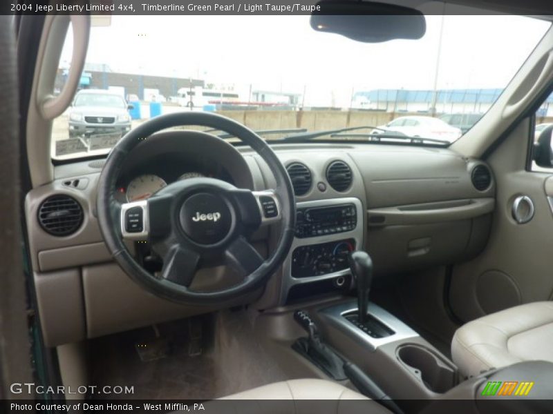 Timberline Green Pearl / Light Taupe/Taupe 2004 Jeep Liberty Limited 4x4
