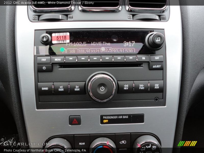 Audio System of 2012 Acadia SLE AWD