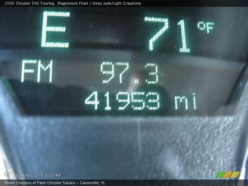 Magnesium Pearl / Deep Jade/Light Graystone 2005 Chrysler 300 Touring