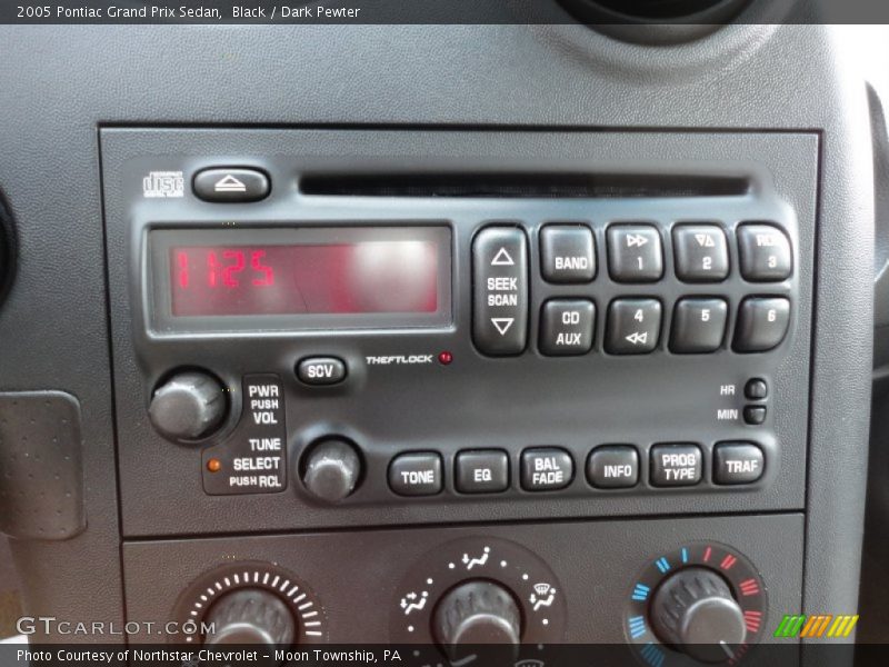 Black / Dark Pewter 2005 Pontiac Grand Prix Sedan
