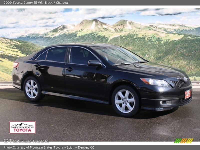 Black / Charcoal 2009 Toyota Camry SE V6