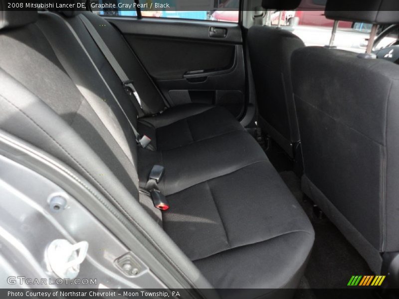 Graphite Gray Pearl / Black 2008 Mitsubishi Lancer DE