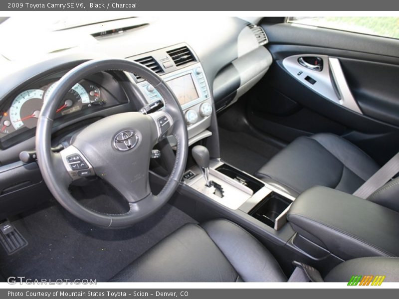 Black / Charcoal 2009 Toyota Camry SE V6