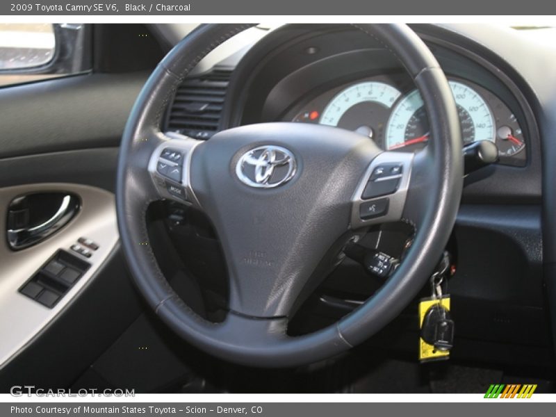 Black / Charcoal 2009 Toyota Camry SE V6