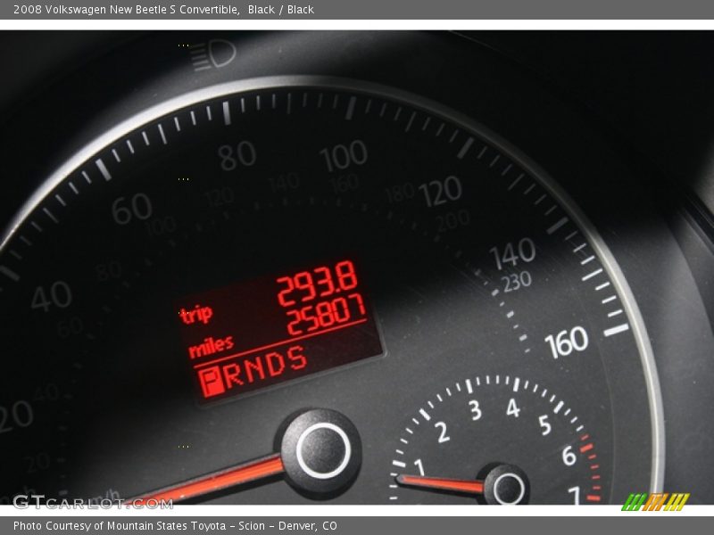 Black / Black 2008 Volkswagen New Beetle S Convertible