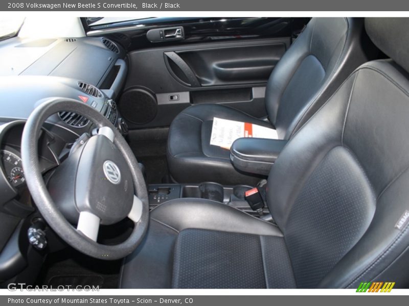 Black / Black 2008 Volkswagen New Beetle S Convertible
