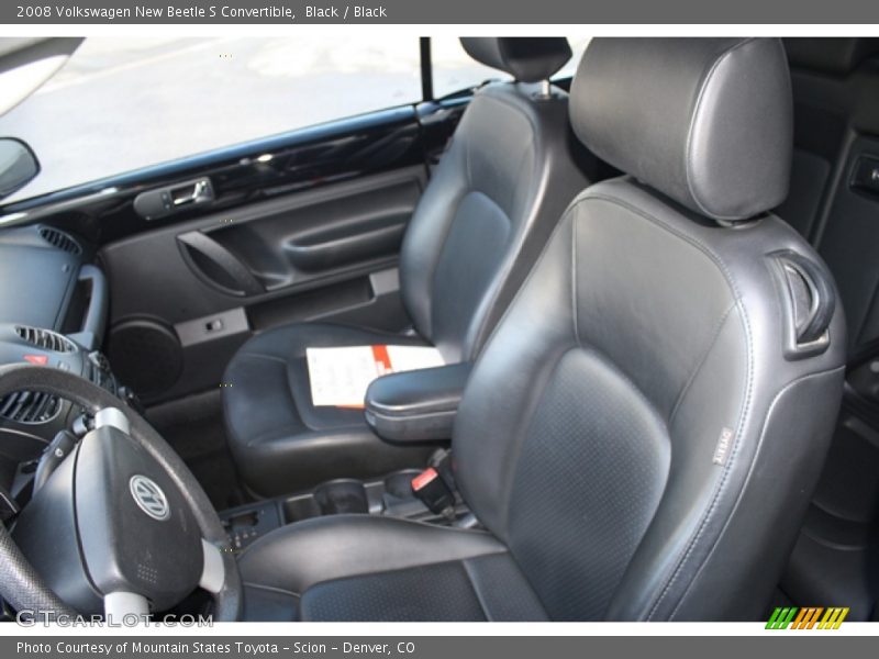 Black / Black 2008 Volkswagen New Beetle S Convertible