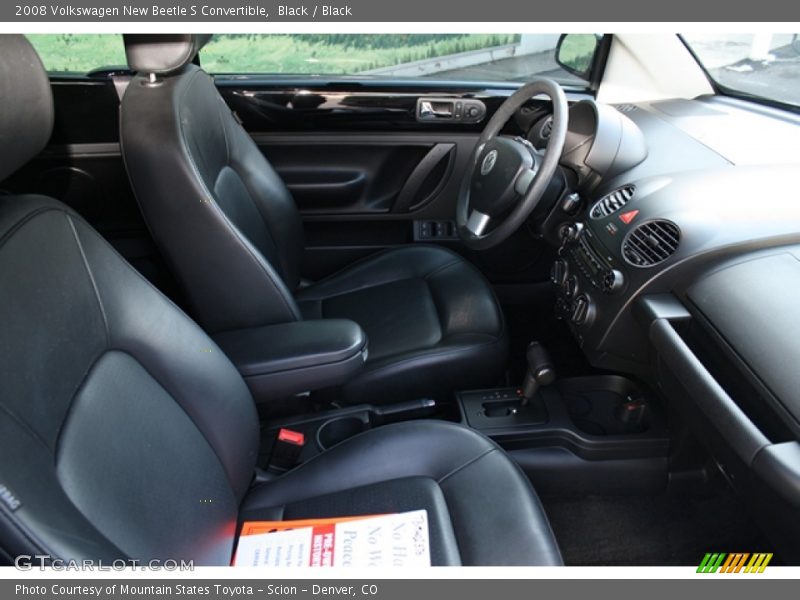 Black / Black 2008 Volkswagen New Beetle S Convertible