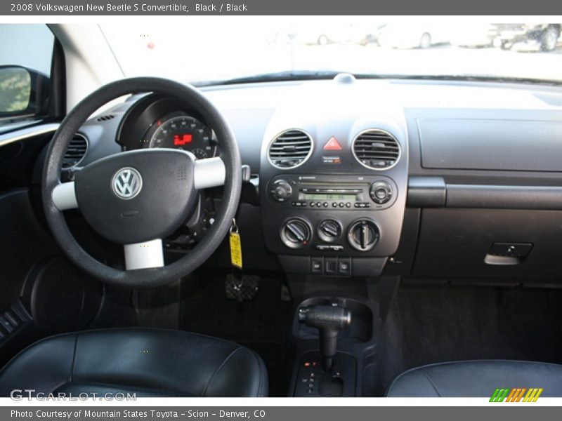 Black / Black 2008 Volkswagen New Beetle S Convertible