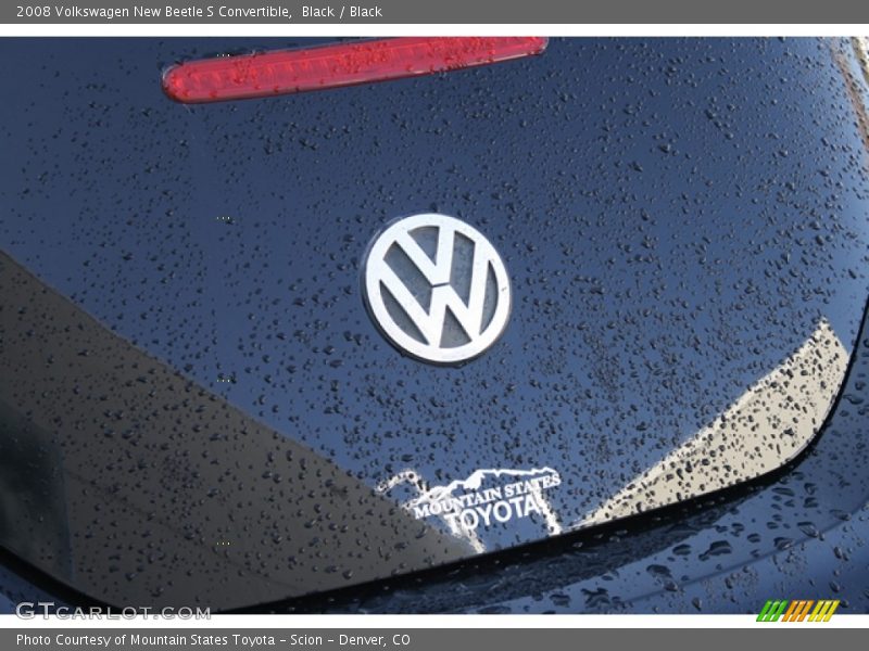 Black / Black 2008 Volkswagen New Beetle S Convertible