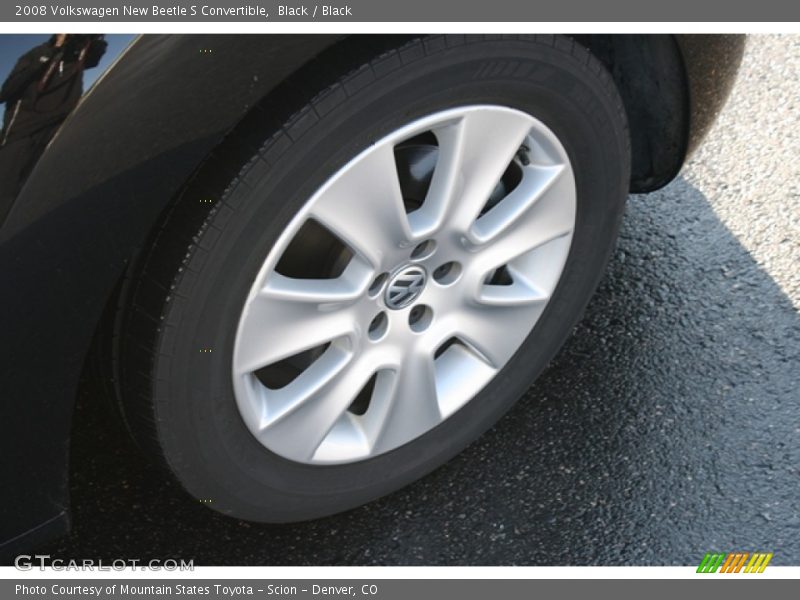 Black / Black 2008 Volkswagen New Beetle S Convertible