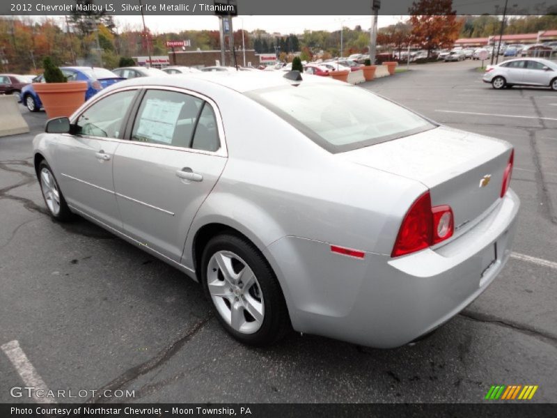 Silver Ice Metallic / Titanium 2012 Chevrolet Malibu LS