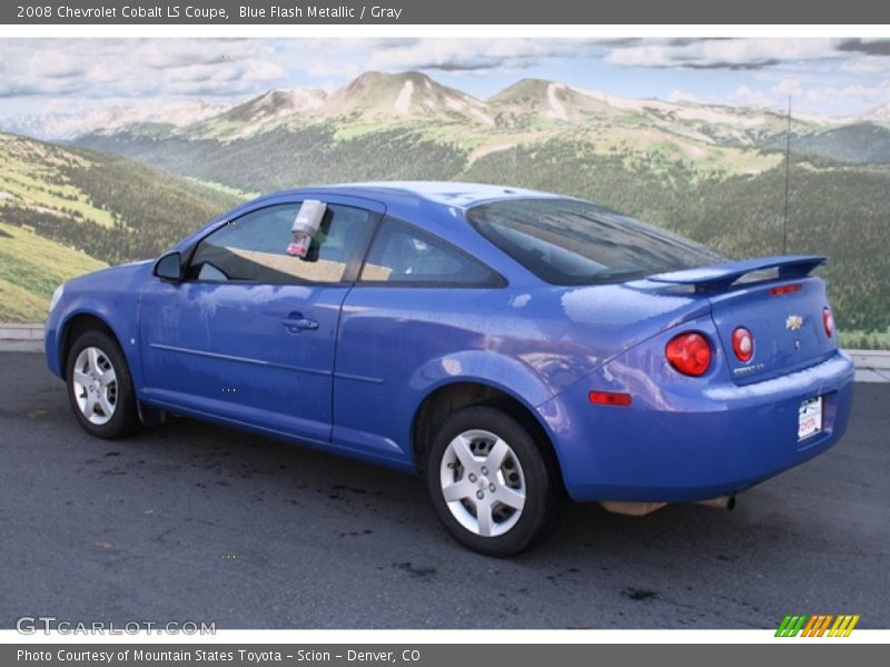 Blue Flash Metallic / Gray 2008 Chevrolet Cobalt LS Coupe