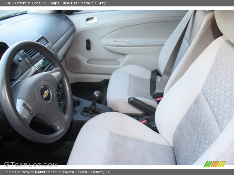 Blue Flash Metallic / Gray 2008 Chevrolet Cobalt LS Coupe