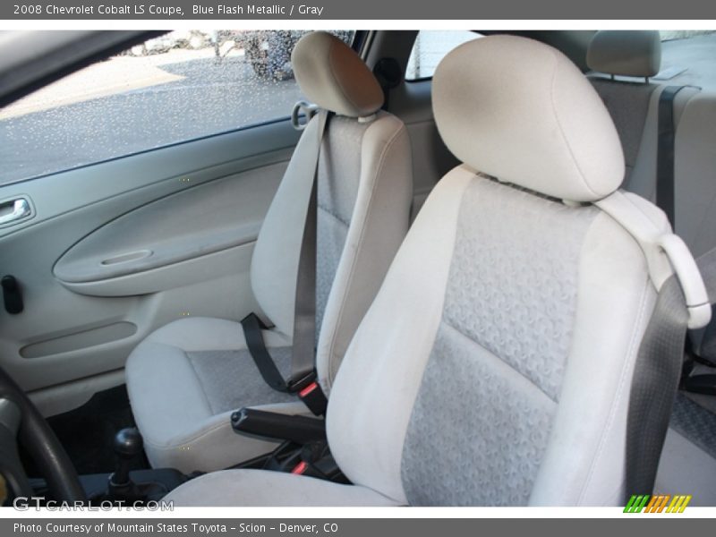 Blue Flash Metallic / Gray 2008 Chevrolet Cobalt LS Coupe